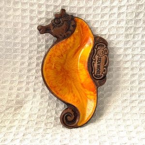 Treasure Craft Vintage Seahorse Dish